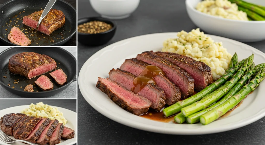 Eye of Round Steak Recipe presentation 