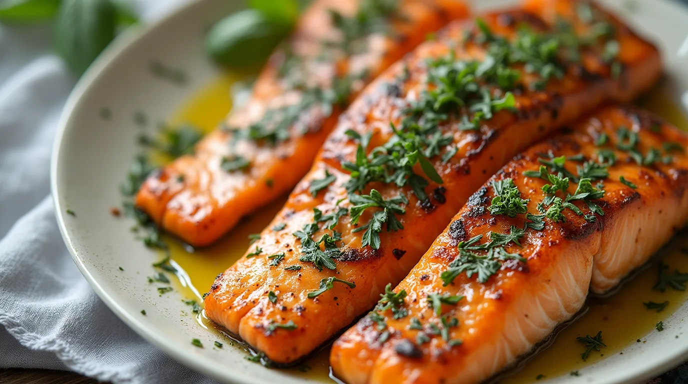 Italian salmon recipe dish