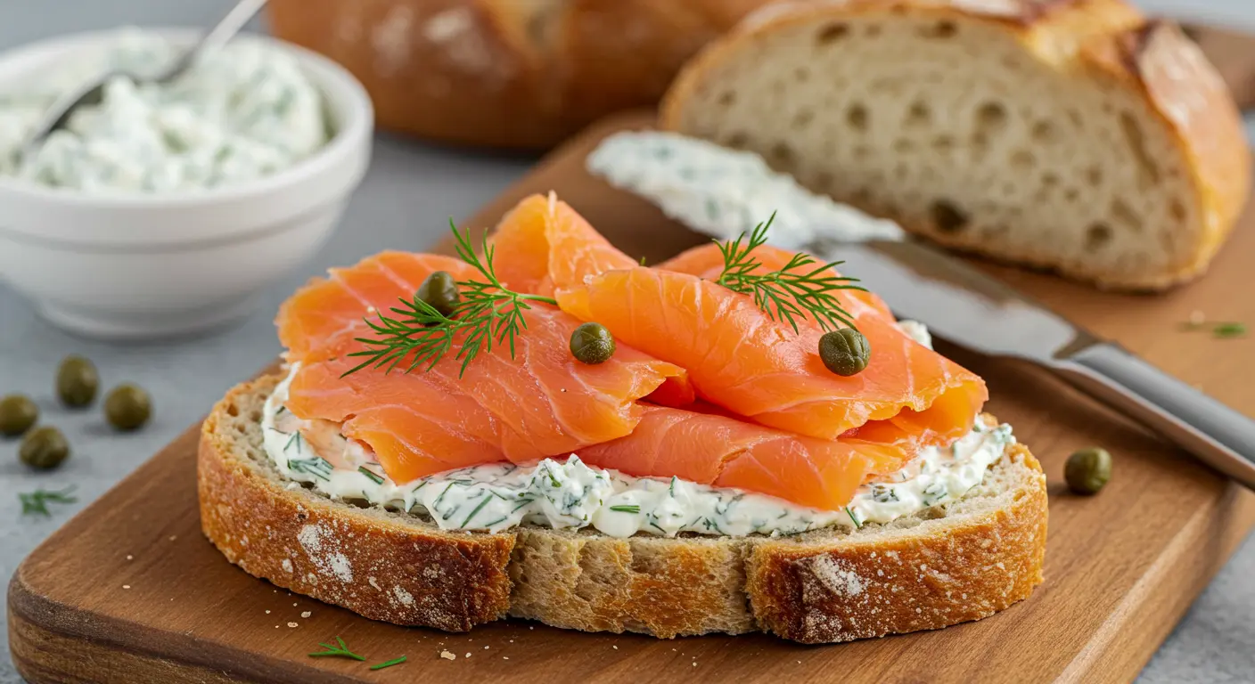 Smoked Salmon Sandwich Recipe: Make a tasty smoked salmon sandwich