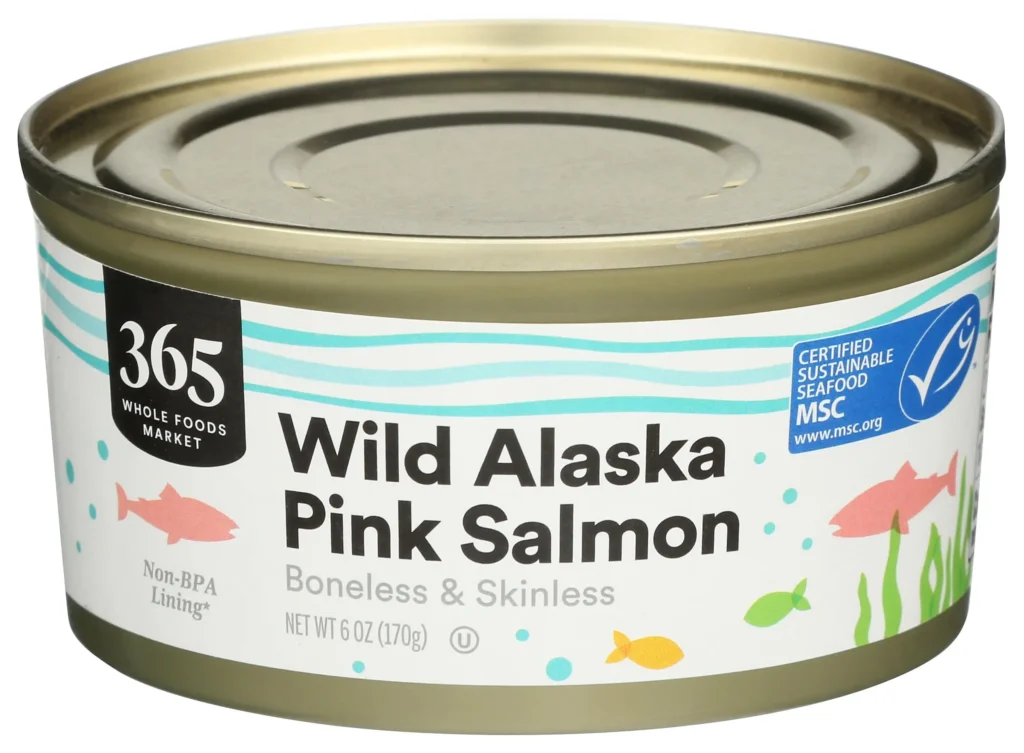 best canned salmon 365 by Whole Foods Market Wild Alaskan Pink Salmon