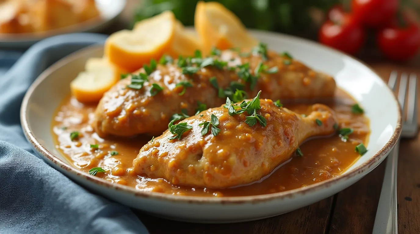 Easy Chicken and Gravy Recipe dish