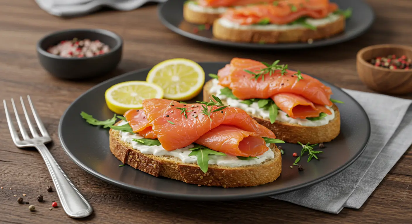 SMOKED SALMON SANDWICH